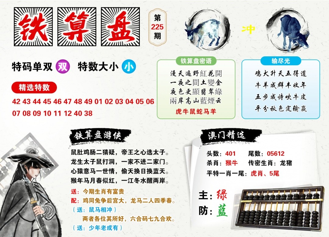 凤凰天机高手坛：225期澳门铁算盘